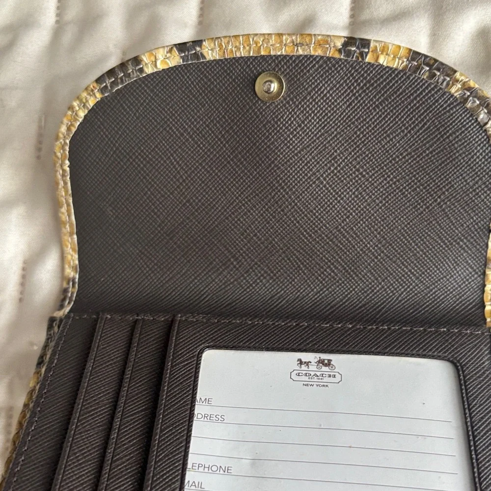 Coach Madison Python Wallet - Picture 11 of 16